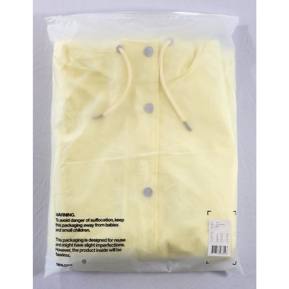 RAINS Curve Women's Jacket - Size Small - Straw Yellow - NWT - MSRP$140 - Picture 8 of 10
